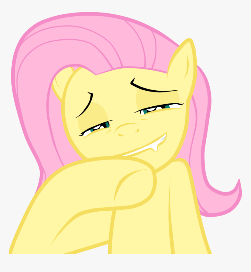 Fluttershy Twilight Sparkle Applejack Hair Face Cartoon - Perverted Fluttershy, HD Png Download