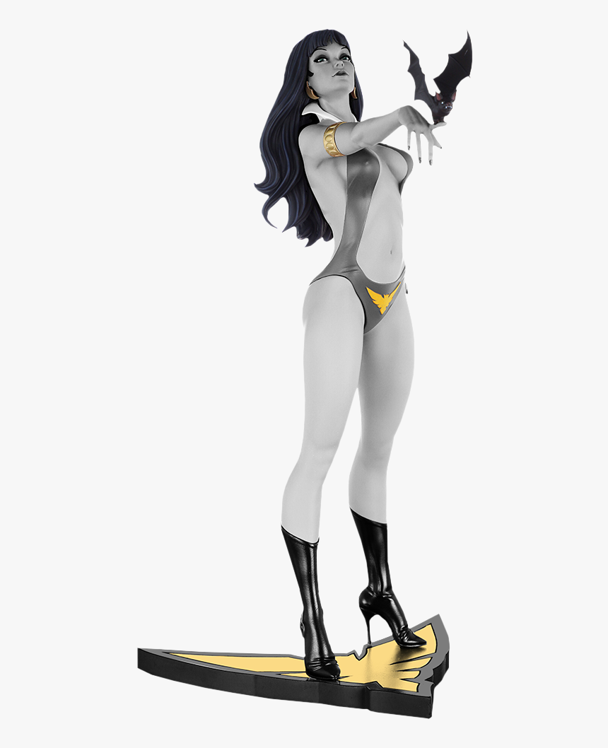 Vampirella 50th Anniversary Black & White 12” Statue - Vampirella, HD Png Download