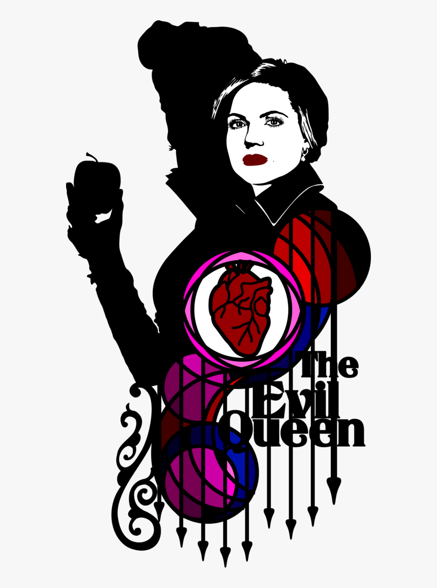 Shadows Of Evil Png - Evil Queen Teepublic Sticker, Transparent Png
