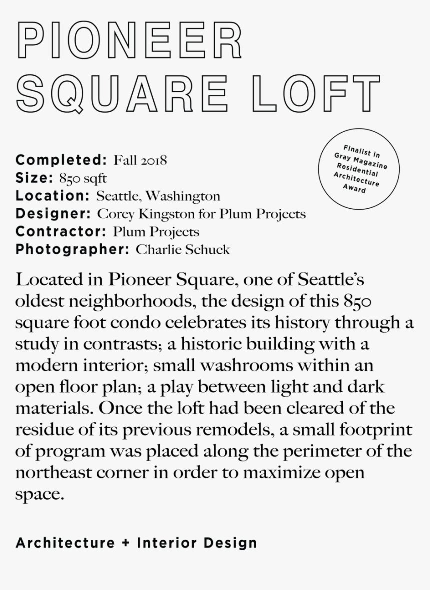 Pioneer Square Loft, HD Png Download