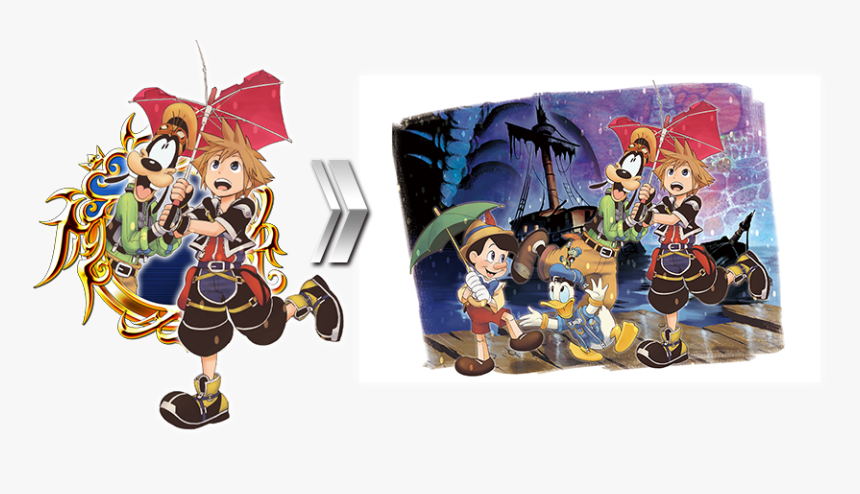 Kingdom Hearts Toon Sora, HD Png Download