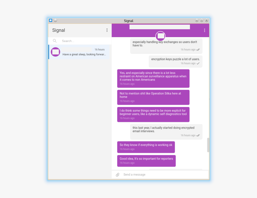 Signal Messenger Linux, HD Png Download