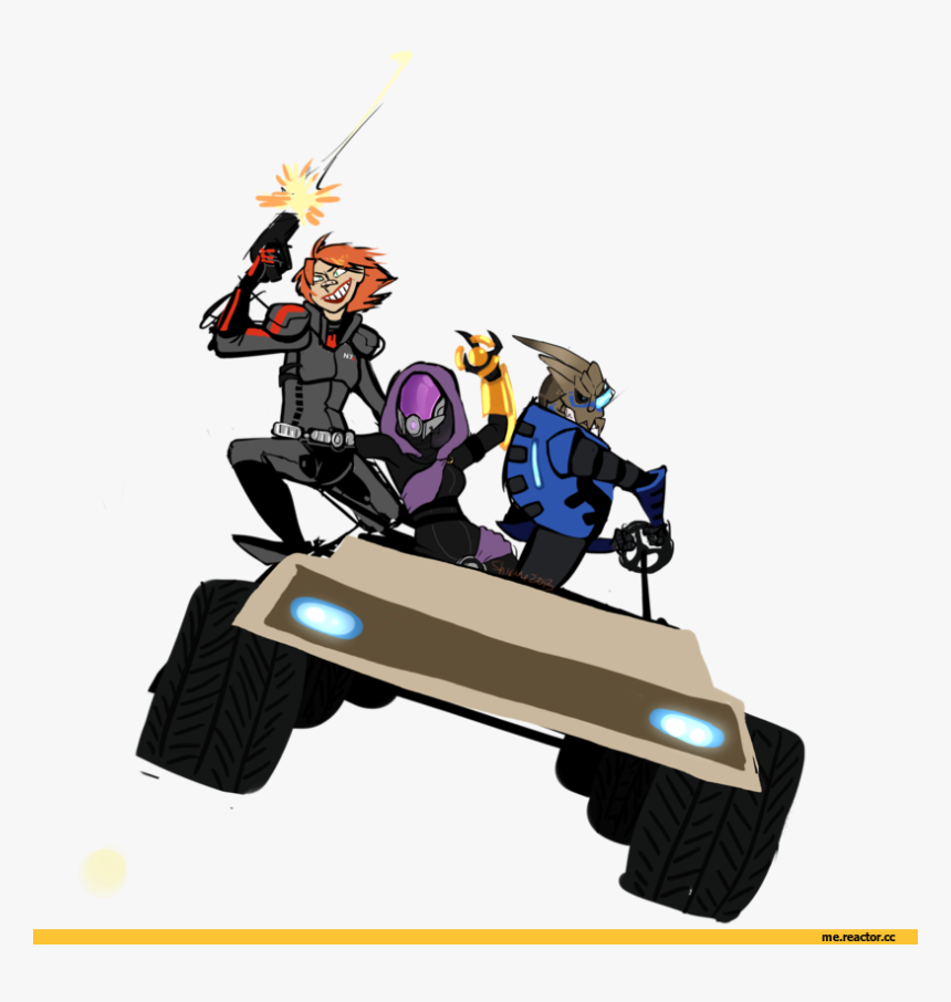 Tali Zorah And Fem Shepard, HD Png Download