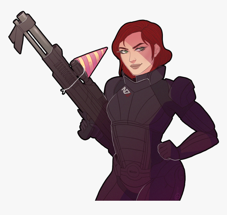 Me Art,фэндомы,me Shepard,illrae - Cartoon, HD Png Download