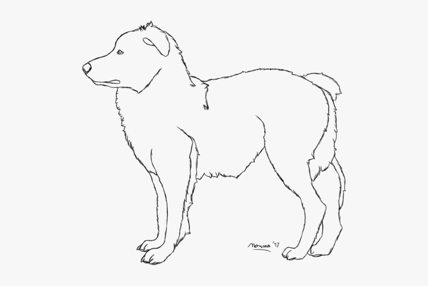 Trench Drawing Shepard - Line Art, HD Png Download