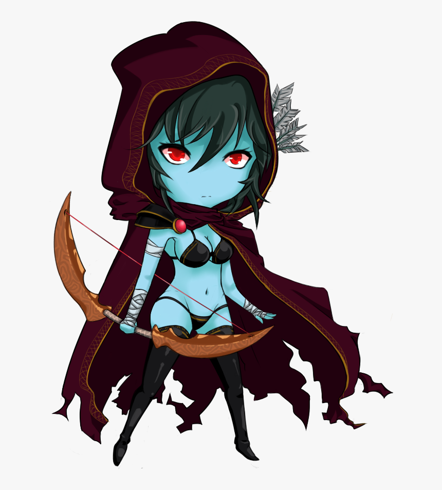 Drow Ranger Chibi, HD Png Download
