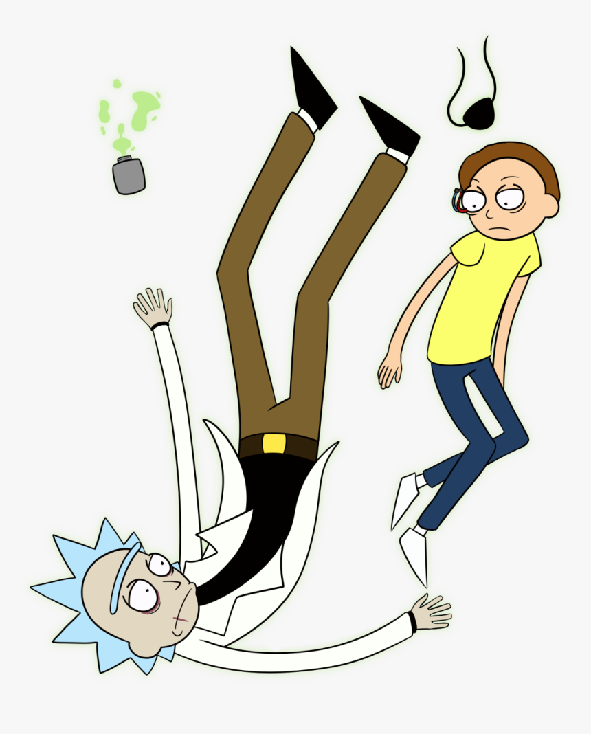R&m Art,rick And Morty Art, R&m Арт, Рик И Морти Арт,rick - Cartoon, HD Png Download