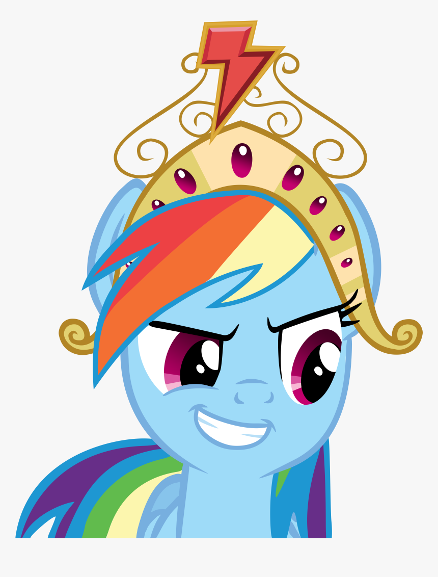 Rainbow Dash Mlp Face, HD Png Download
