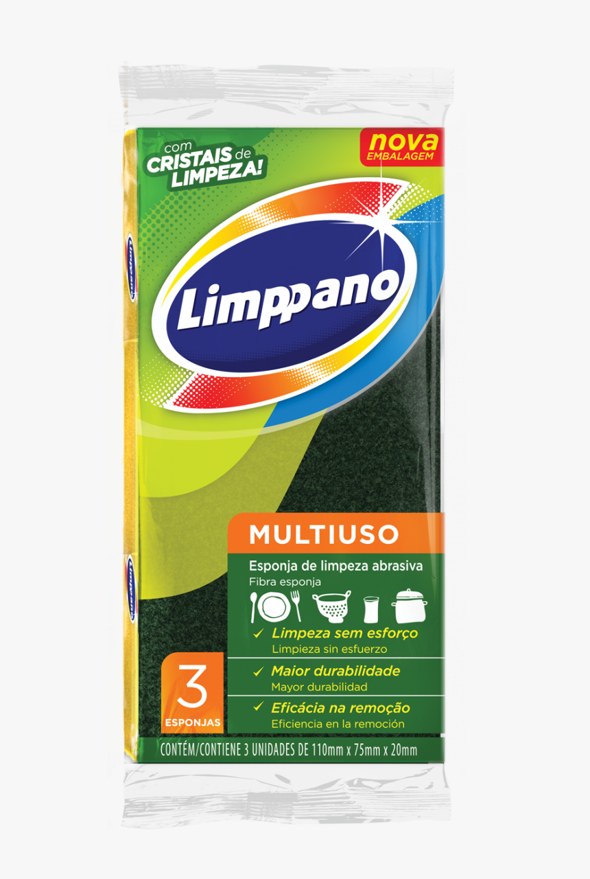 Esponja Limppano Leve 4 Pague 3, HD Png Download