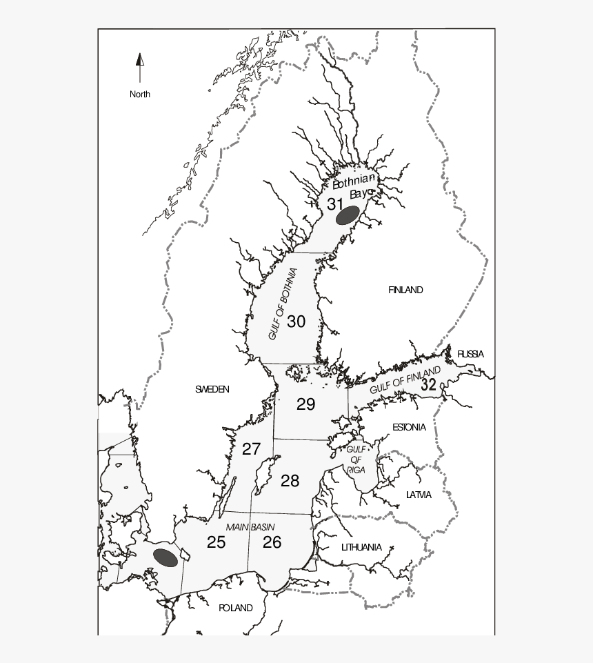 Baltic Sea Silhouette, HD Png Download