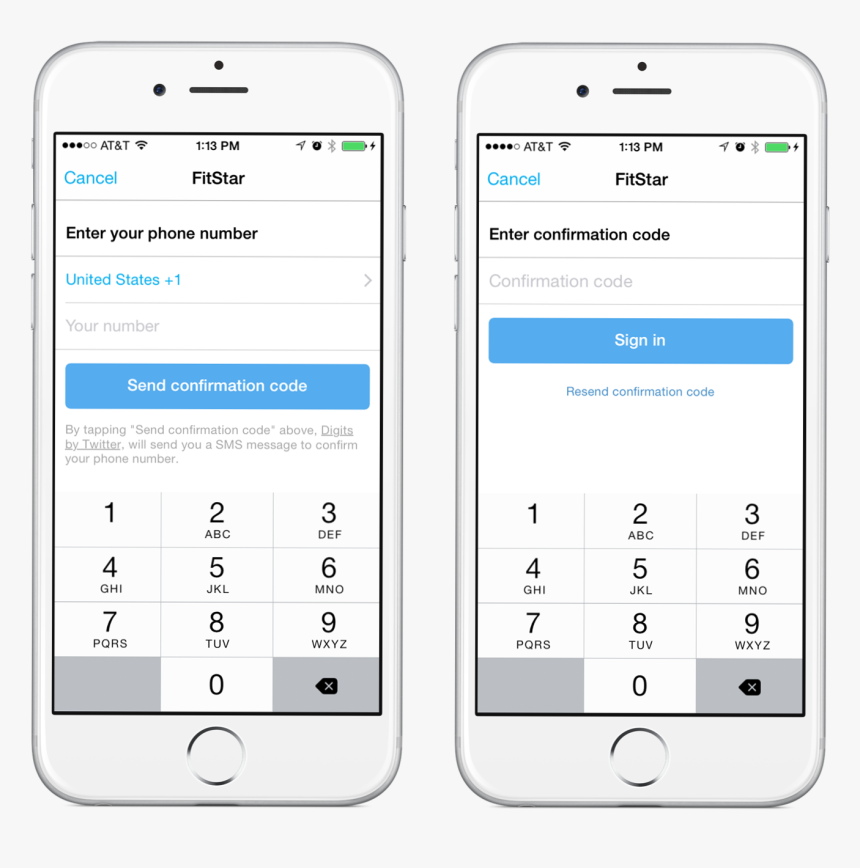 Twitter Digits Concept App - Twitter Digits, HD Png Download
