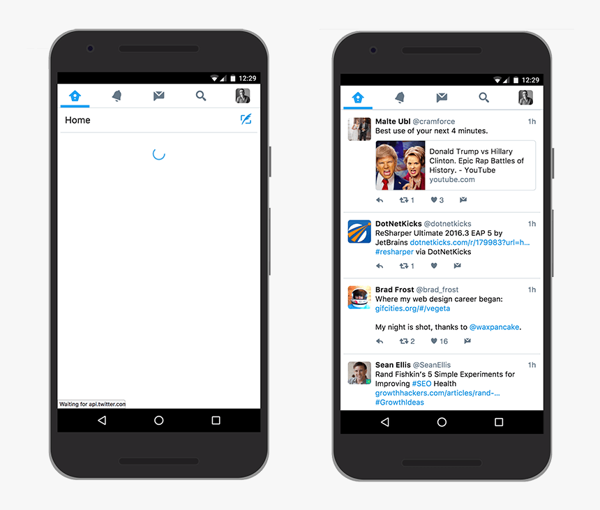 Twitter Mobile Progressive Web App - Remove Account In Messenger, HD Png Download