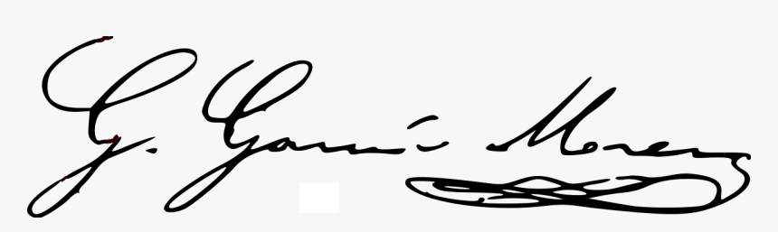 Firma De Gabriel García Moreno - Firma De Gabriel Garcia Moreno, HD Png Download