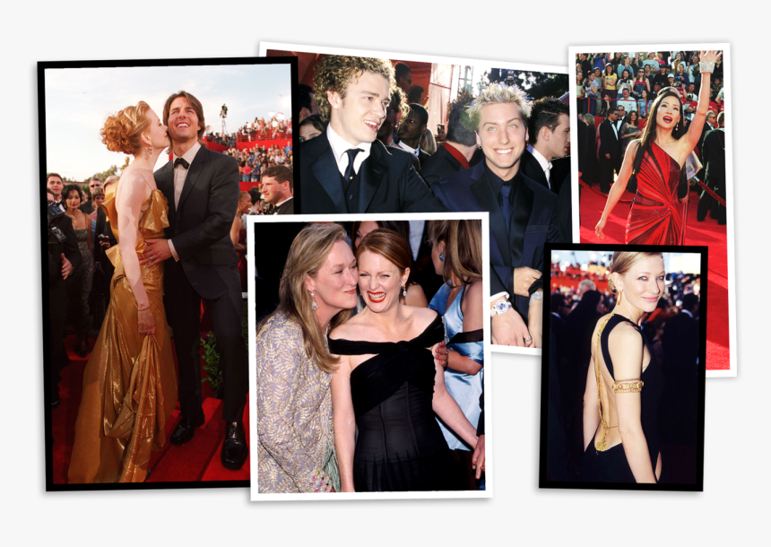 2000 Oscars Red Carpet Flashback - Collage, HD Png Download