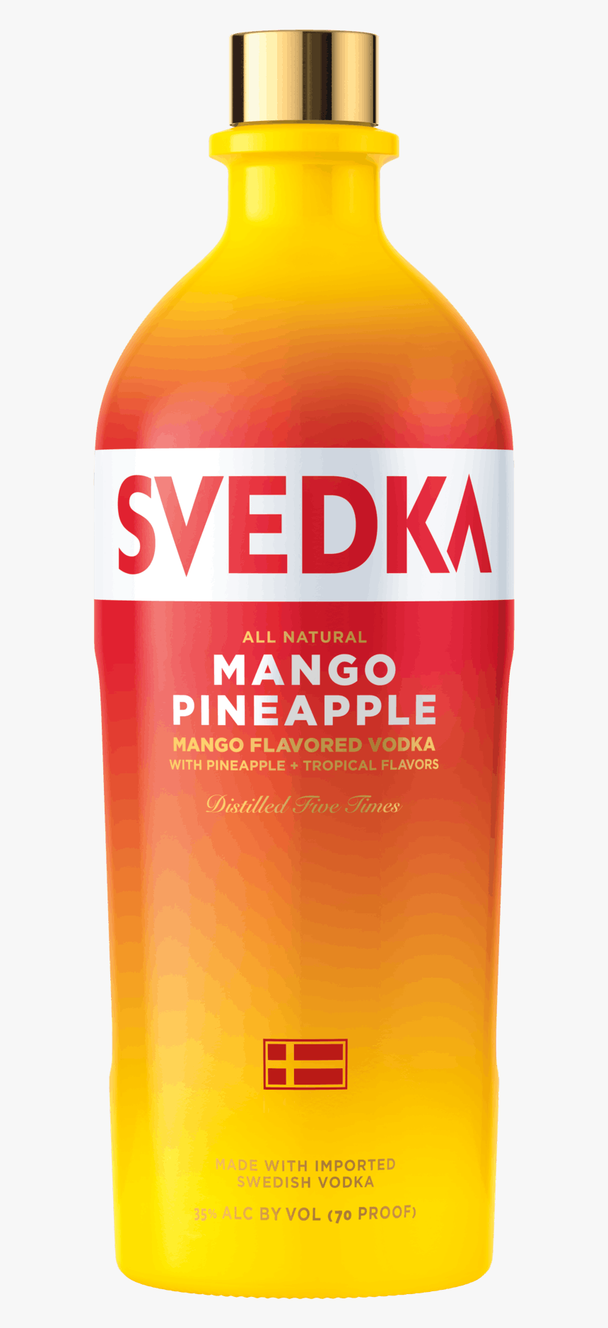 Svedka Mango Pineapple Vodka - Bottle, HD Png Download