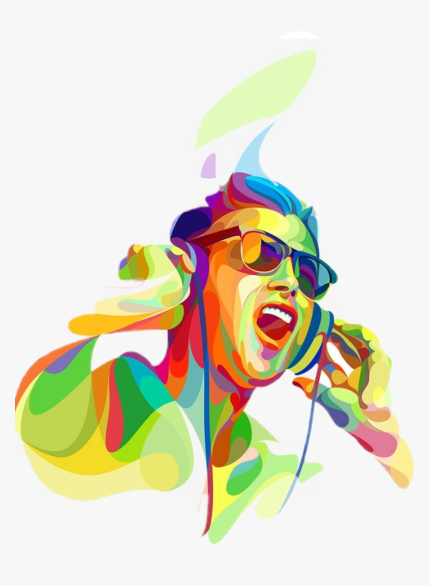 Yell Clipart Illustration - Dj Png 4k, Transparent Png