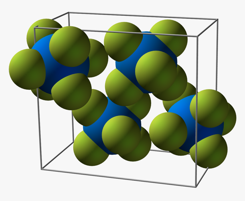 Uranium Hexafluoride Unit Cell 3d Sf, HD Png Download