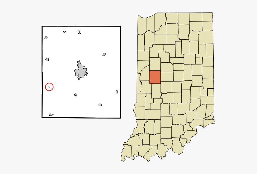 Montgomery County Indiana Incorporated And Unincorporated - West Lafayette Indiana County, HD Png Download