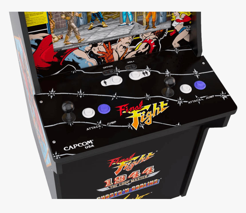 Final Fight Arcade Cabinet 
 Class Lazyload Lazyload - Final Fight Arcade 1up, HD Png Download