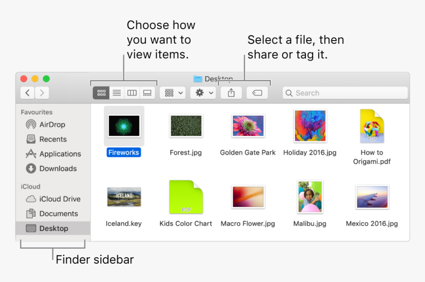 A Finder Window With The Finder Sidebar On The Left Apple Finder, HD