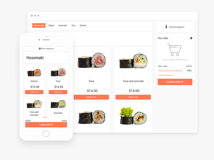 Ninjagrill Website - Restaurant Menu Order, HD Png Download