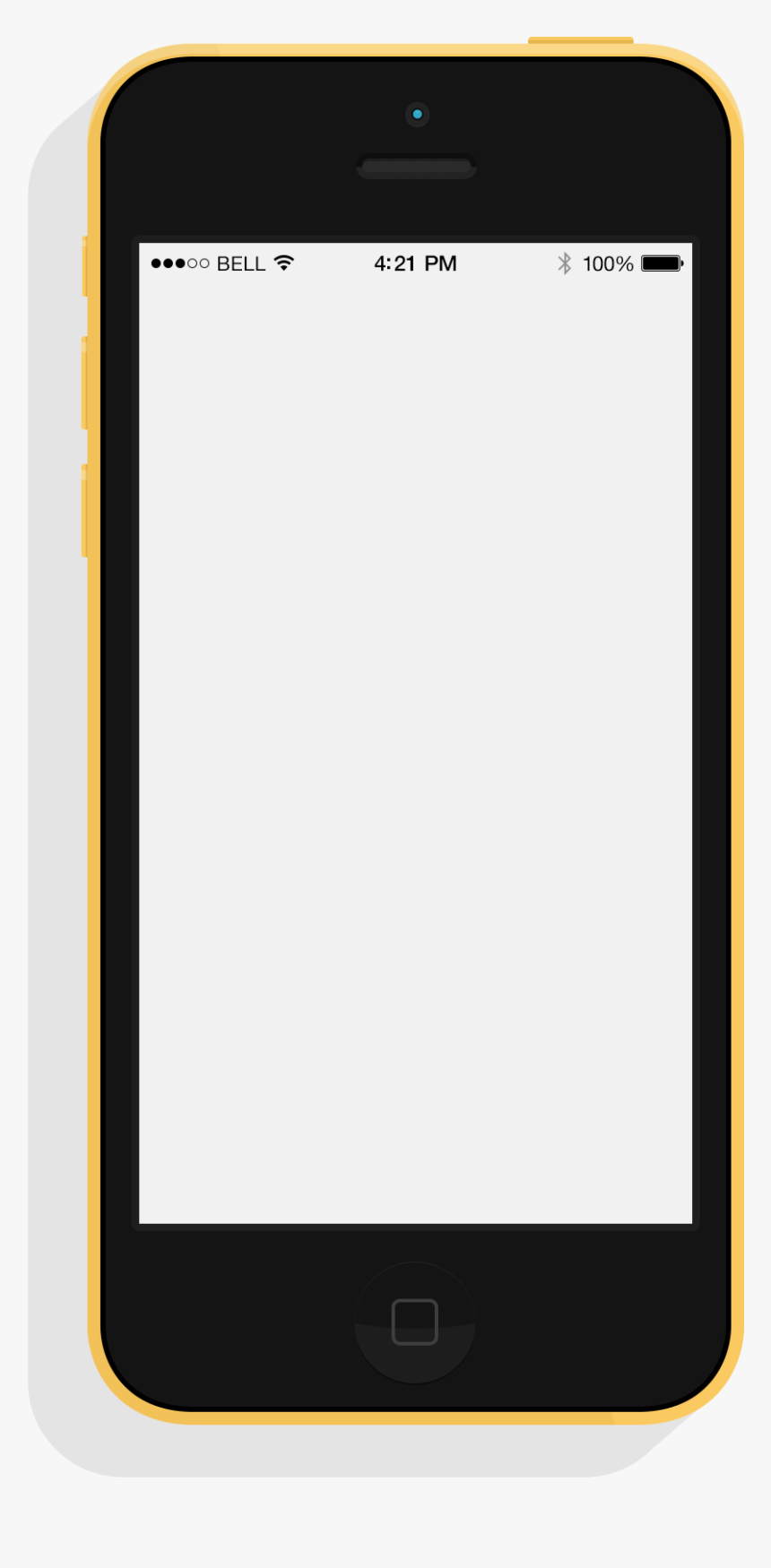 52f180d51189e7810c000266 Flat-yellow - Strava Record Screen, HD Png Download