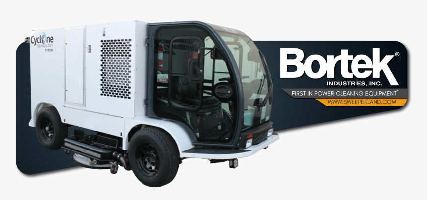 Cyclone Cy5500 Pressure Washer Vehicle - Truck Mounted Mechanical Broom Sweeper, HD Png Download