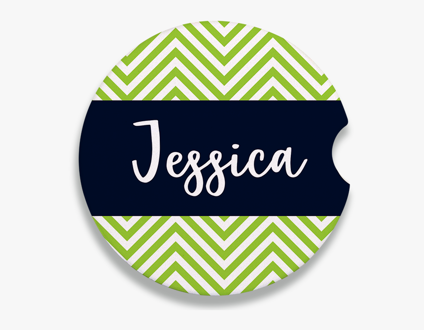 Chevron Sandstone Ceramic Car Coaster 
title Chevron - Margarita Azurdia Art, HD Png Download