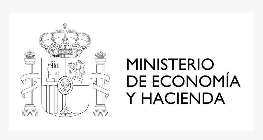 Ministerio De Economia Y Hacienda Logo Black And White - Government Of Spain, HD Png Download