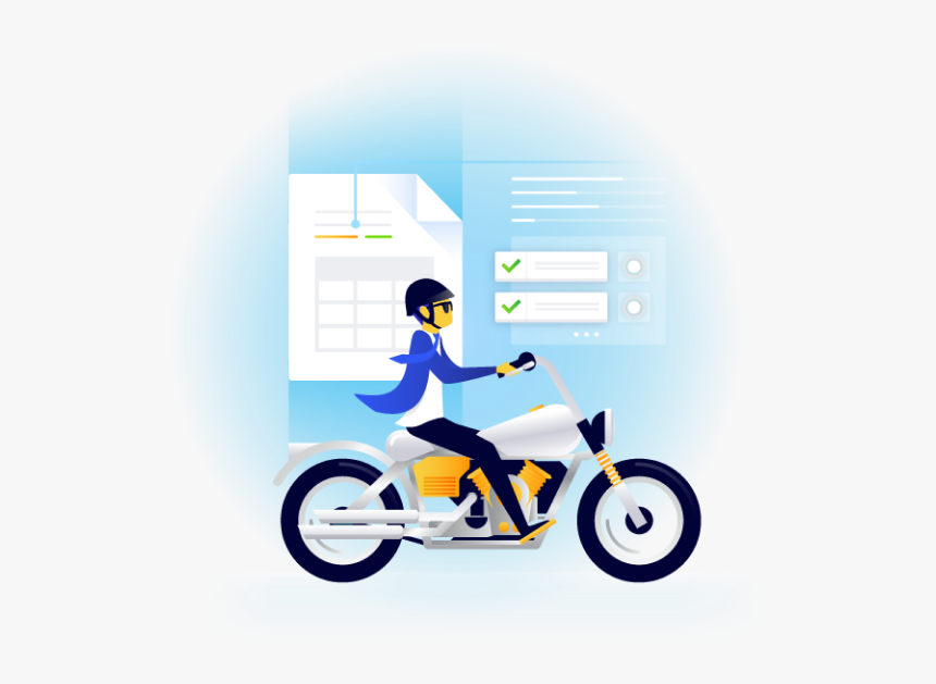 Motorcycles And Audit - Motorcycle, HD Png Download