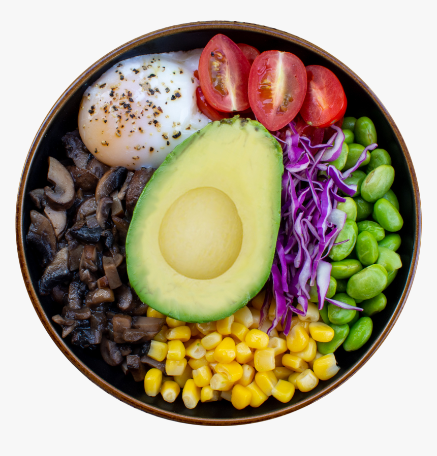 Avocado Vegetarian Bowl - Diet Food, HD Png Download