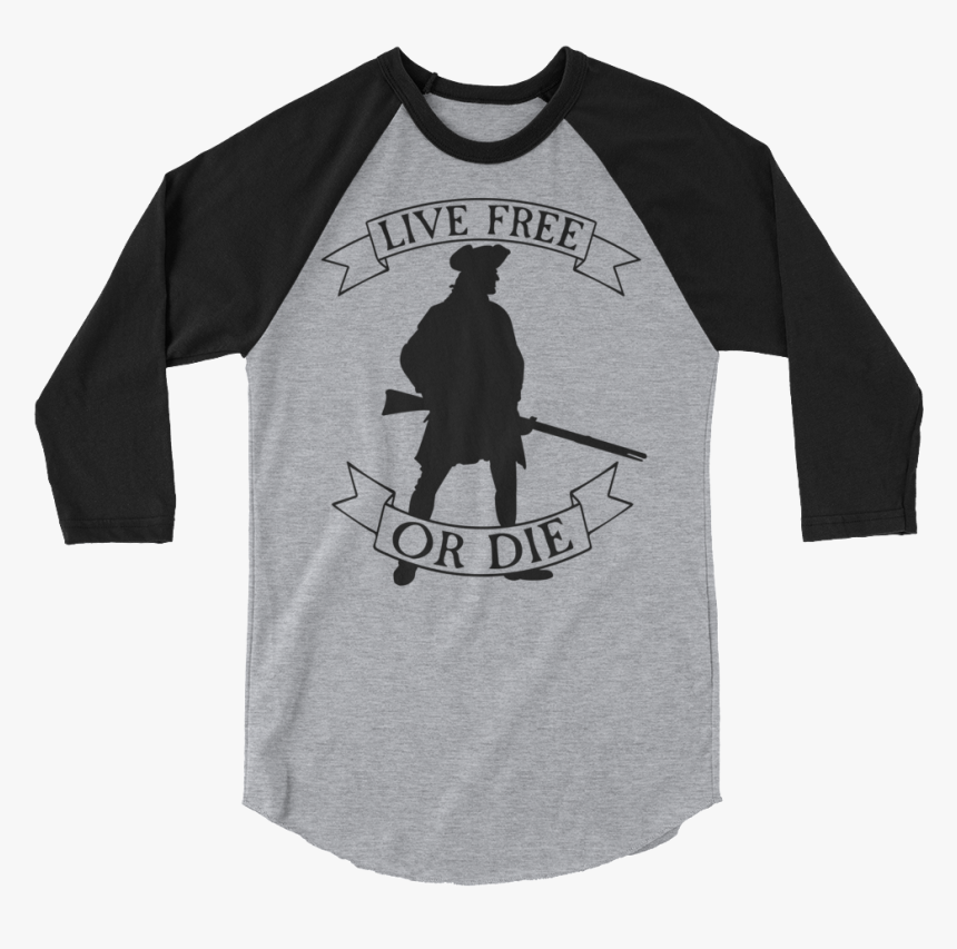 Live Free Or Die Minuteman Mockup Heather Greyblack - Cute Show Steer Shirts, HD Png Download