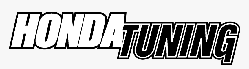 Honda Tuning Logo Black And White - Calligraphy, HD Png Download