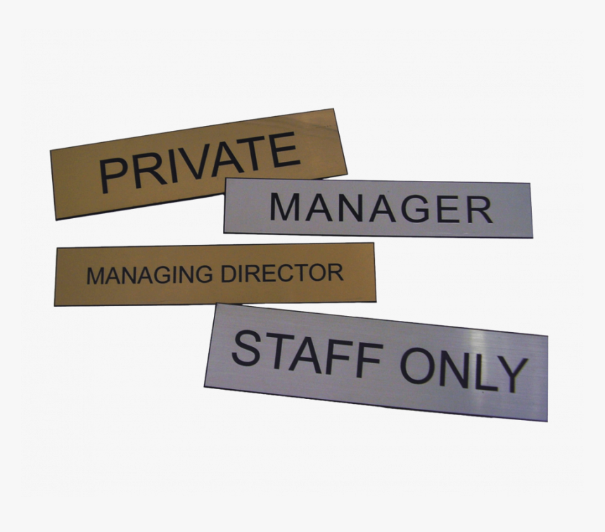 Cubicle Wall Name Plates With Logo Plastic Plate - Nameplate, HD Png Download