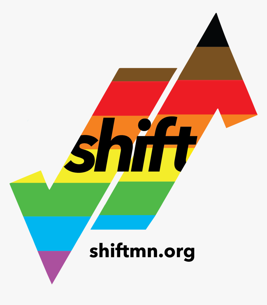 Shift Mn Logo With Website Address Shiftmn - Graphic Design, HD Png Download