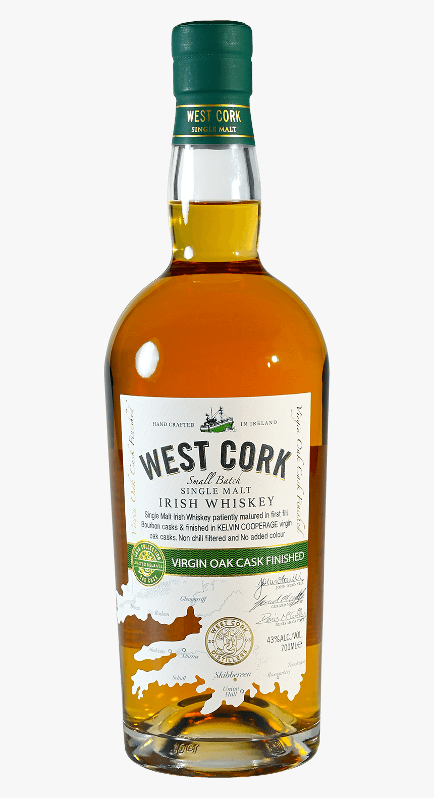 Virgin Oak Cask New - West Cork Whiskey, HD Png Download