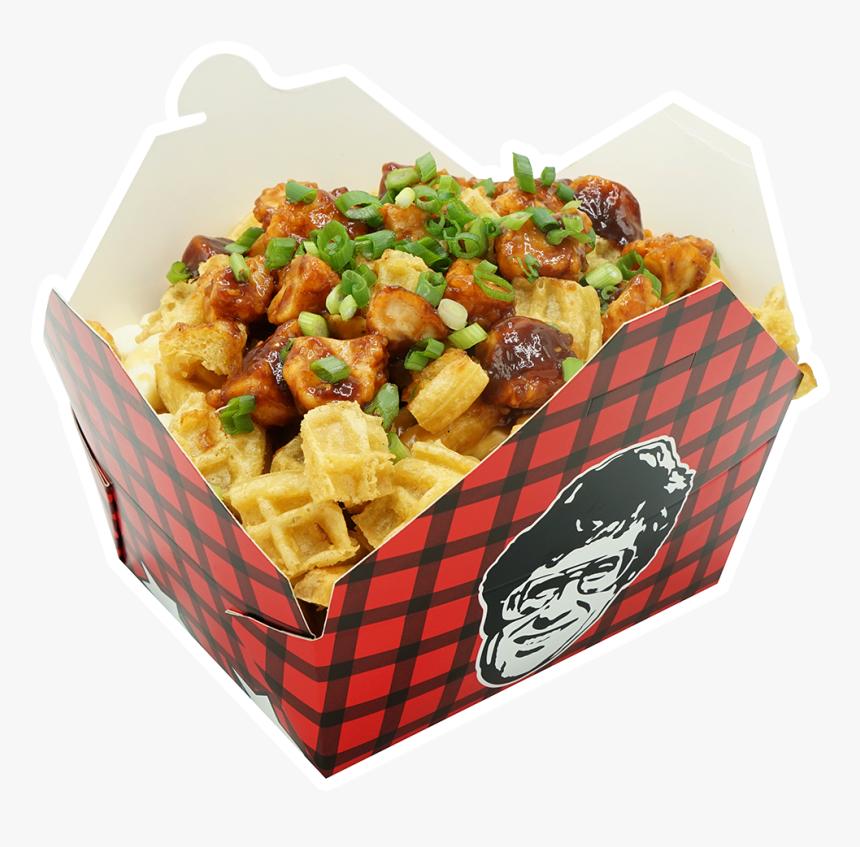 Drunken Chicken And Waffle - Drunken Chicken And Waffle Poutine, HD Png Download
