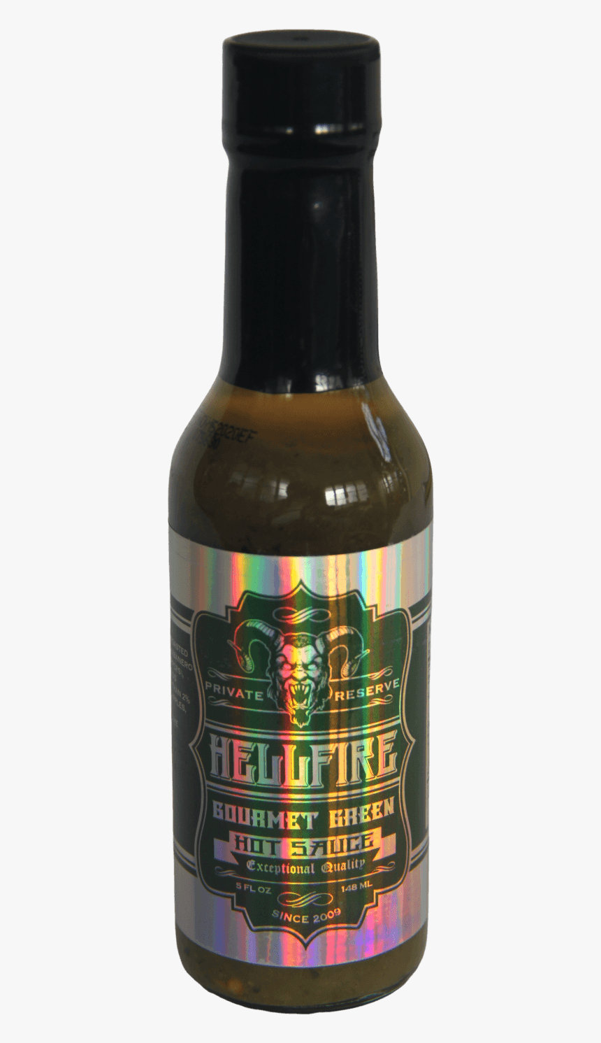 Hellfire Gourmet Green Hot Sauce 148ml - Pattern, HD Png Download