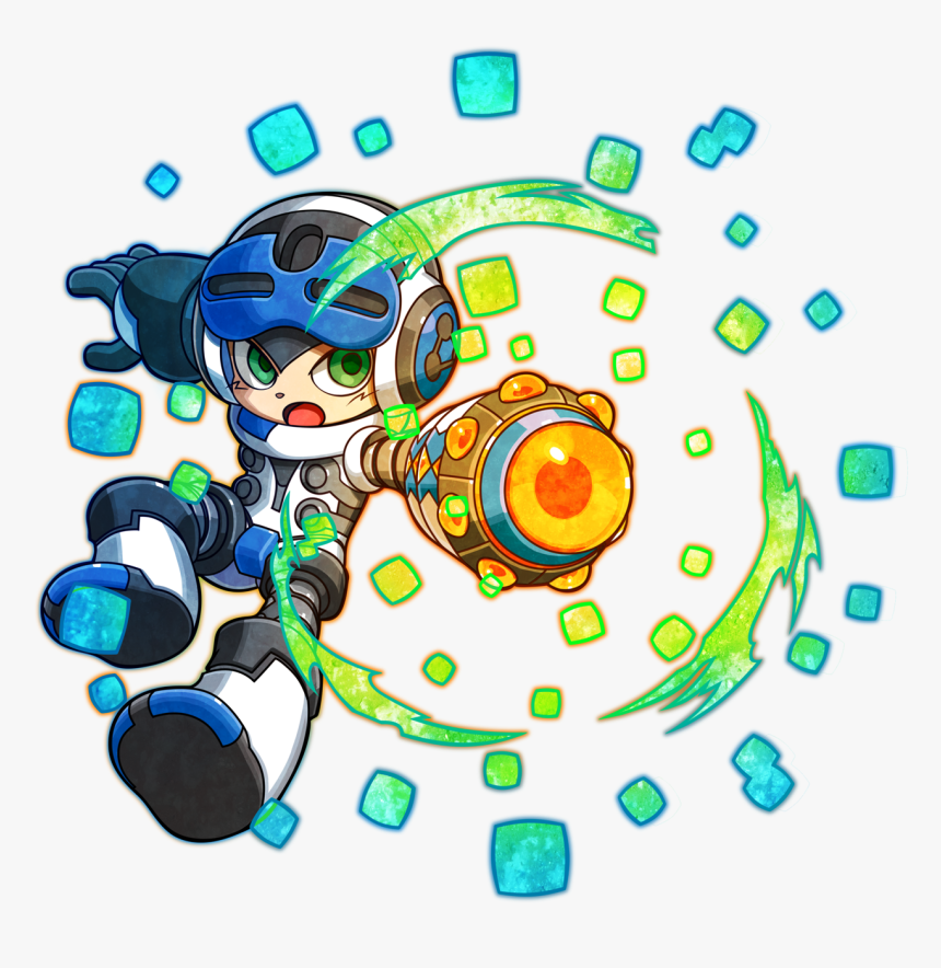Mighty Gunvolt Mega Man, HD Png Download