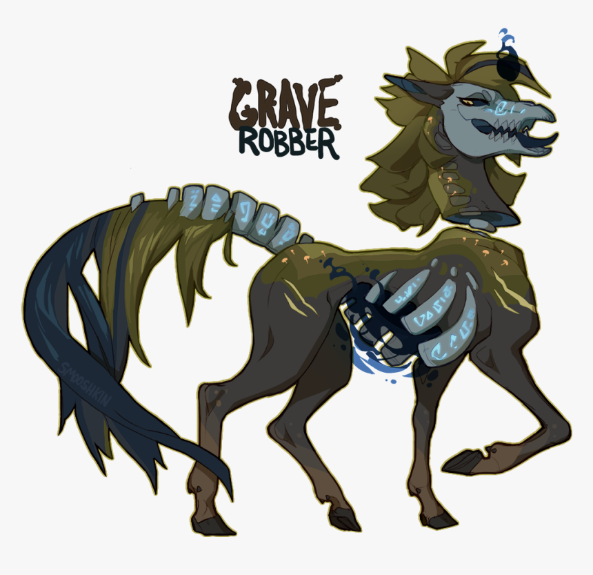 [adopt] Grave Robber - Cartoon, HD Png Download
