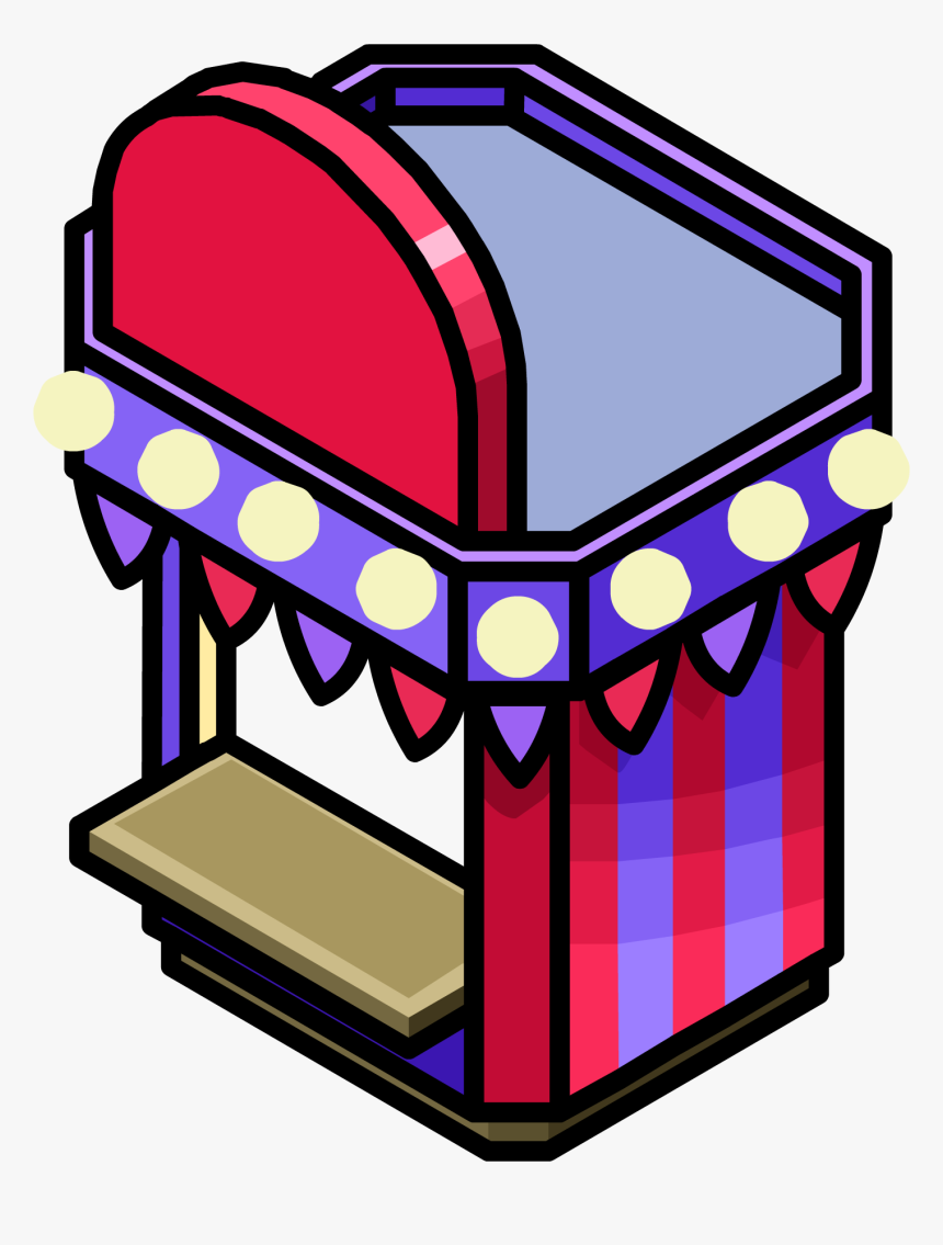 Club Penguin Wiki - Booth Icon, HD Png Download