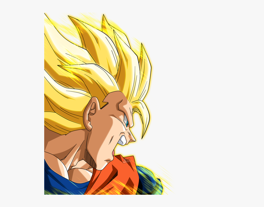 Goku Ssj3 By Saodvd-db16rs7 - Ssj Goku With Background, HD Png Download