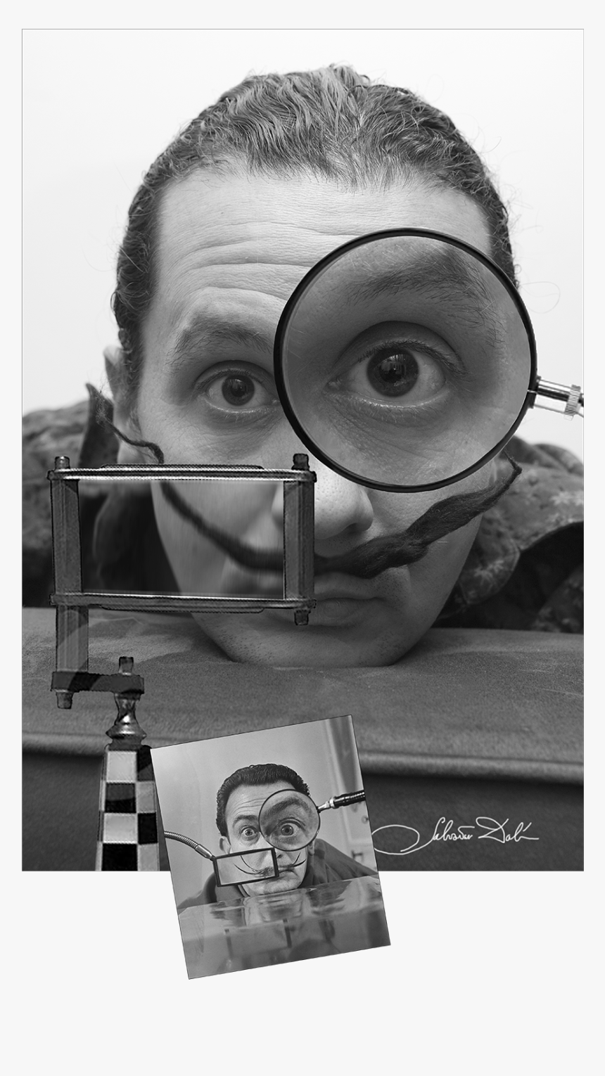 Magnifying Glass Eye Salvador Dali, HD Png Download