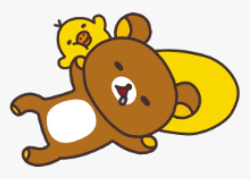 #rilakkuma #kiiroitori #lazy #relax #kawaii #freetoedit - Cartoon, HD Png Download