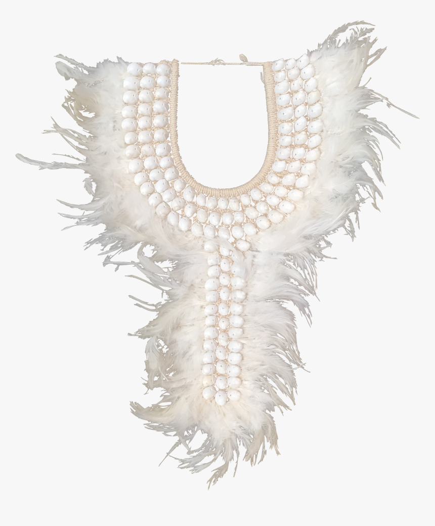 Long Cowrie Shell Tribal Necklace - Necklace, HD Png Download