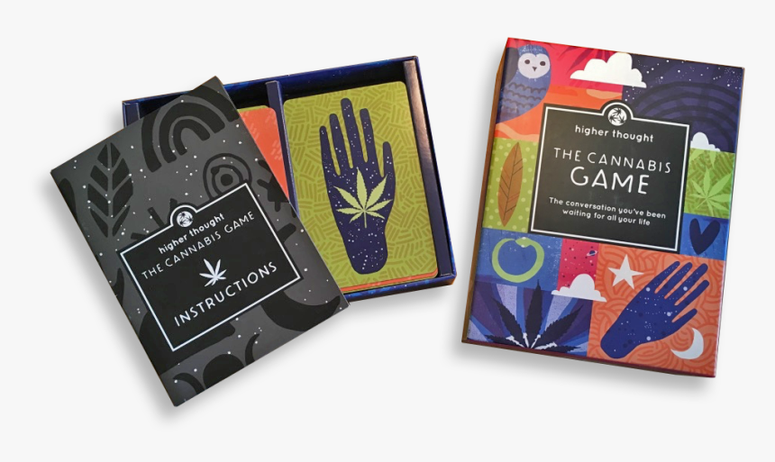 Higher Thought Cannabis Game - Construction Paper, HD Png Download