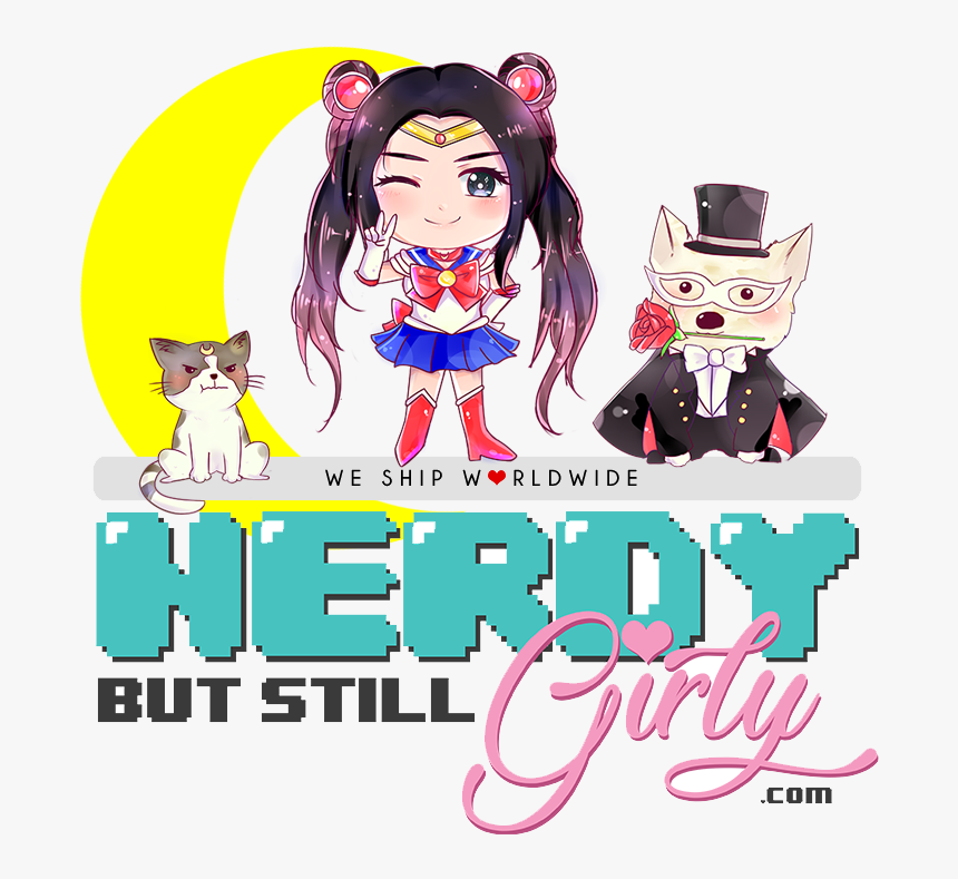 Nerdy But Still Girly - Cartoon, HD Png Download