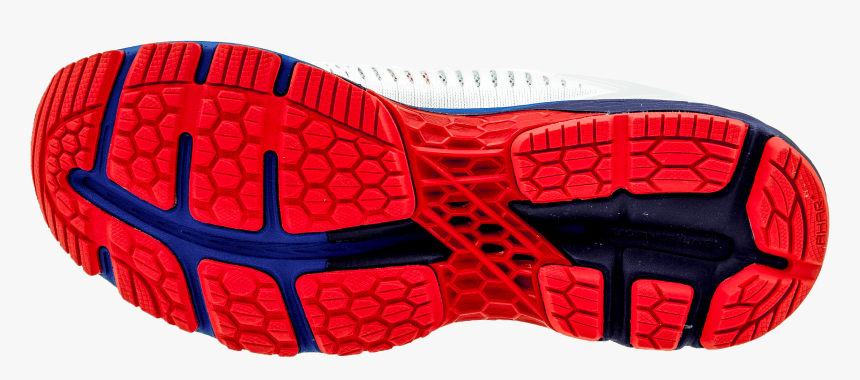Asicskayano 25 White/blue Print - Running Shoe, HD Png Download