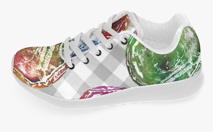 Modern Pattern Women’s Running Shoes - Walking Shoe, HD Png Download