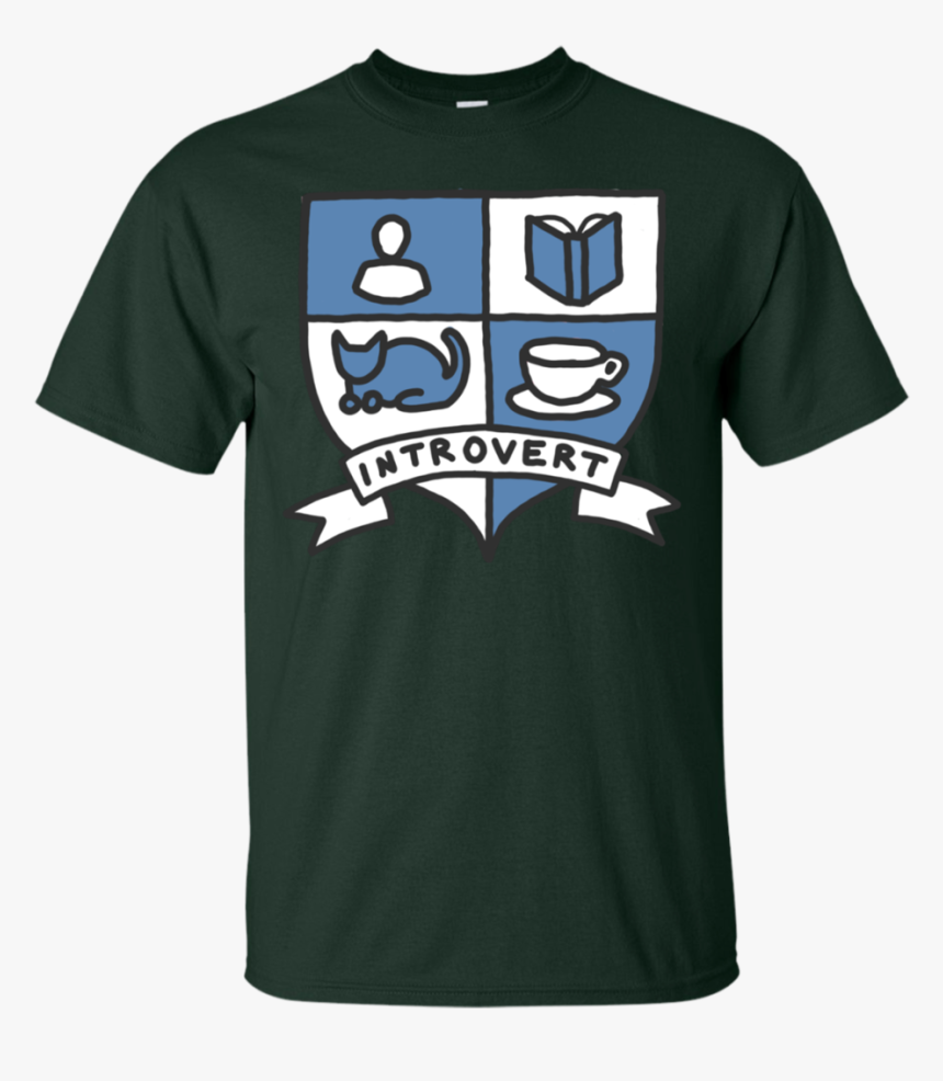 Introvert Tea Book Reading Cats Awkward Tumblr Geek - T Shirt Hoffman 1943, HD Png Download